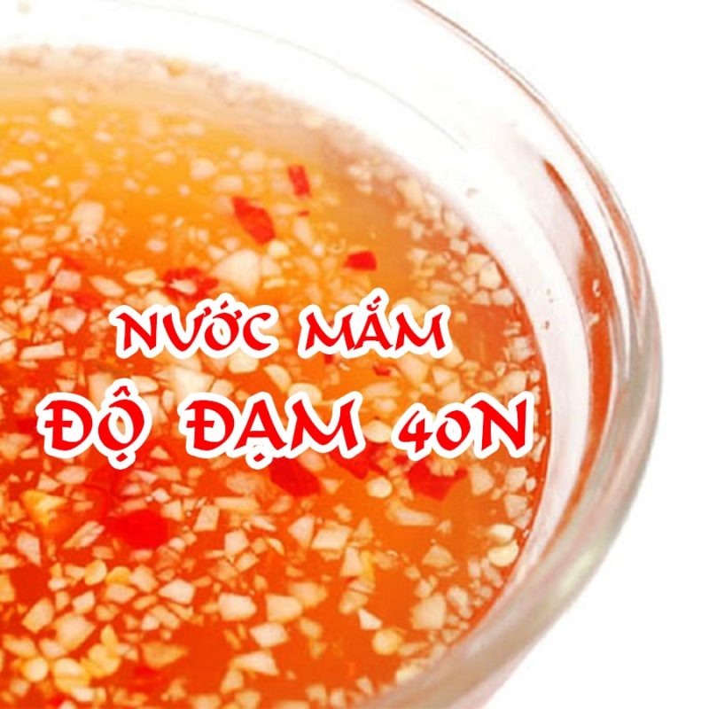 Nước mắm truyền thống phan thiết