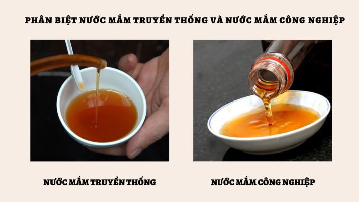 phân biệt nước mắm truyền thống và nước mắm công nghiệp